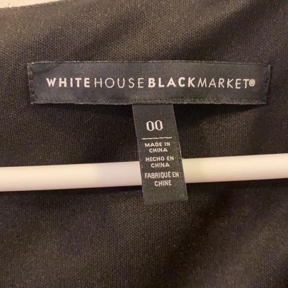 Black and white zip up dress with belt - Picture 3 of 3